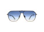Police Aviator Heren Glimmend Roze Goud Blauw Gradiënt SPLL89 Horizon 8