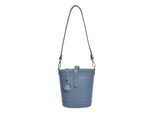 Anna Luchini Turquoise Rundleer Tas
