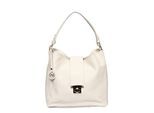 Roberta M Beige Rundleer Tas