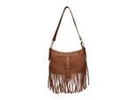 Anna Luchini Brown Rundleer Tas