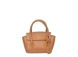 Anna Luchini Brown Rundleer Tas