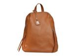 Anna Luchini Brown Rundleer Tas