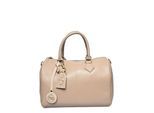 Roberta M Beige Rundleer Tas