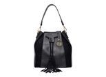 Roberta M Zwart Rundleer Tas