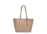 Roberta M Beige Rundleer Tas