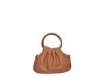 Luisa Vannini Brown Rundleer Tas