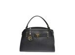 Isabella Rhea Zwart Rundleer Tas