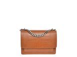 Luisa Vannini Brown Rundleer Tas