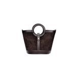 Anna Luchini Bordeauxrood Rundleer Tas