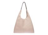Luisa Vannini Beige Rundleer Tas