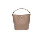 Luisa Vannini Beige Rundleer Tas