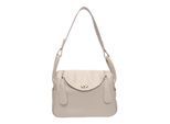 Luisa Vannini Beige Rundleer Tas