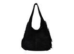 Isabella Rhea Zwart Rundleer Tas