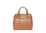 Anna Luchini Brown Rundleer Tas