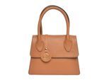 Luisa Vannini Brown Rundleer Tas