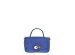 Roberta M Blauw Rundleer Tas