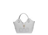 Roberta M Wit Rundleer Tas