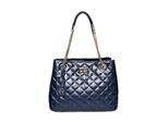 Isabella Rhea Blauw Rundleer Tas