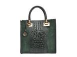 Roberta M Groen Rundleer Tas