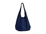 Anna Luchini Blauw Rundleer Tas
