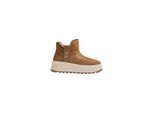 Moon Bootie Wildleder Schaffell Plattform