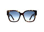 Marc Jacobs Vierkant Dames Donker Havana Blauw Verloop MARC 698/S