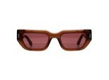 Calvin Klein Rechthoek Unisex Transparant Bruin Roze Donker Paars CK24500S