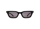 Gucci Cat Eye Dames Glimmend Zwart Grijs met Licht Spiegeltje GG1944S