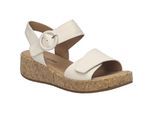 JOSEF SEIBEL Damen Sandale Evita 05 in creme