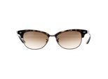 Ray Ban Clubmaster zonnebril in bruin acetaat.