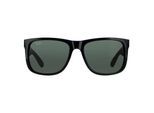 Ray-Ban Zonnebril Justin 4165 601/71 Glanzend Zwart Groen