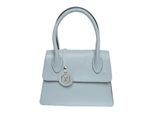 Luisa Vannini Turquoise Rundleer Tas