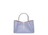Luisa Vannini Turquoise Rundleer Tas