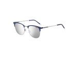 Hugo Boss Heren 1208 0KU0 Gespiegelde Zonnebril (Blauw/zilver)
