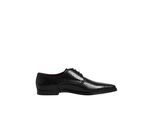 Dolce & Gabbana Schwarze Leder Schnürschuhe für Herren Derby