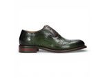 Lorenzo Conti Heren Khaki Groene Leren Brogue Oxford Nette Schoenen - Ayan-01