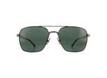 Hugo Boss Square Mens Matte Ruthenium Grün Sonnenbrille