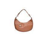 Anna Luchini Brown Rundleer Tas