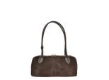 Anna Luchini Bordeauxrood Rundleer Tas
