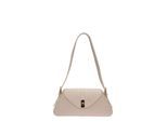 Roberta M Beige Rundleer Tas