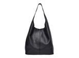 Roberta M Zwart Rundleer Tas