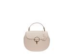 Luisa Vannini Beige Rundleer Tas