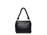 Isabella Rhea Zwart Rundleer Tas