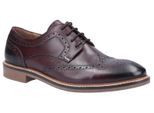 Hush Puppies Bryson Leren Heren Bordeaux Brogues Schoenen
