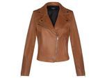 Dames klassiek leren Brando bikerjack-Loughton