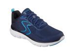 Skechers Flex Advantage 5.0 Spreelo Polyester Heren Navy/Blauw Sportschoenen