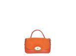 Roberta M Oranje Rundleer Tas