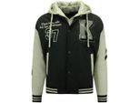 Enos Oversized college jassen met capuchon 8630