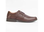 Purapiel Oxford-Schuh Confore9 Braun