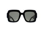 Gucci Vierkante Dames Zwarte Grijze GG1547S